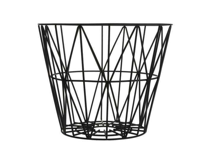 Wire Basket Large, Black