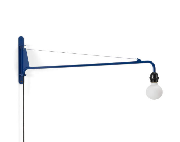 Nástenná lampa Petite Potence, Prouvé Bleu Marcoule