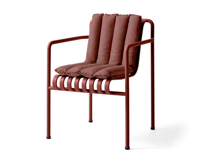 Prošívaný podsedák Palissade Dining Armchair Soft Quilted Cushion, iron red