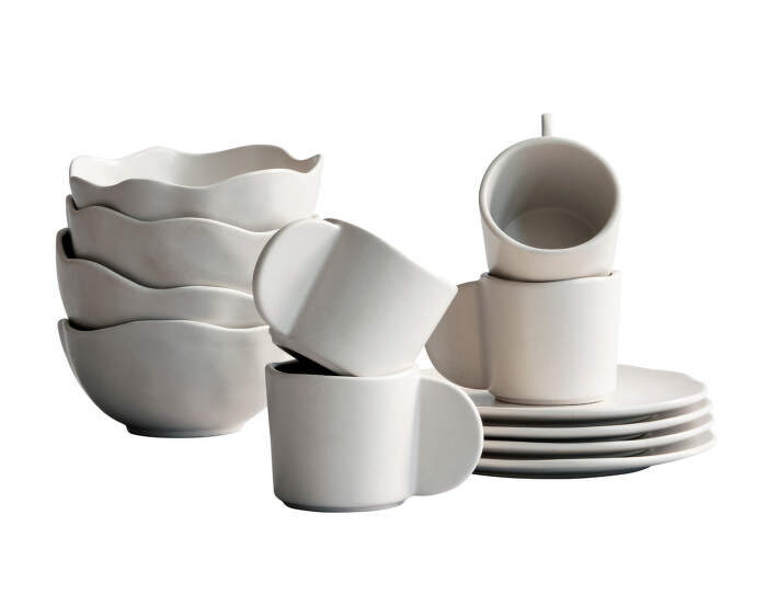 Raňajkový set Native pre 4, birch