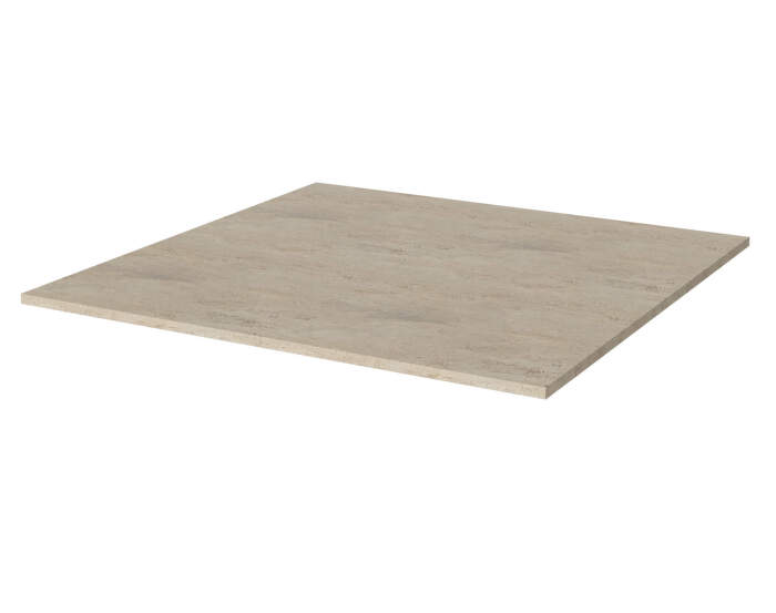 Doska na pouf Sora 110x110 cm, sand travertine
