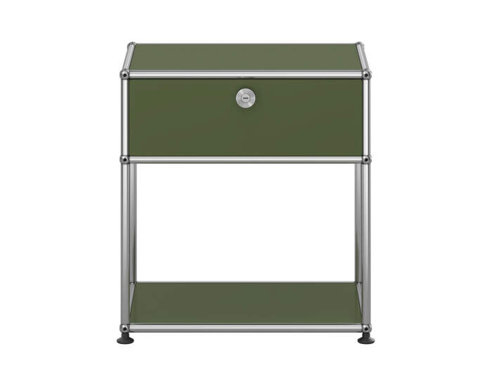 Nočný stolík USM Haller M54, olive green