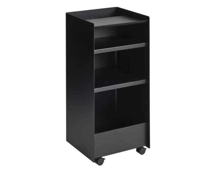 Stolek Folded Troley Tall Open, black
