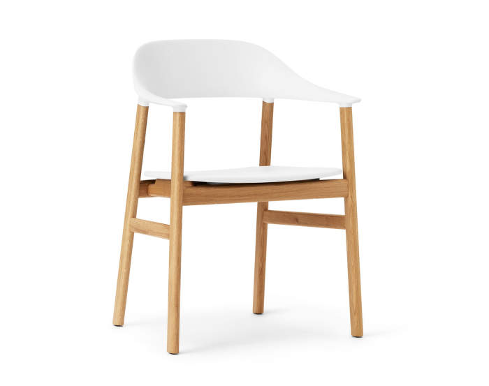 Stolička Herit Armchair Oak, white