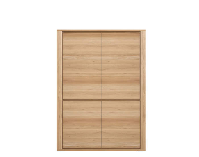 Shadow storage cupboard, oak
