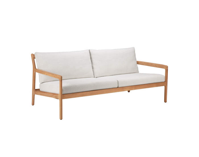 Outdoor sofa Jack, 180 cm, teak / Off White