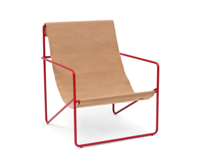 Kreslo Desert Lounge Chair, poppy red/sand