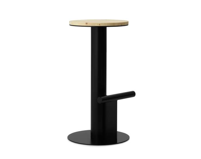 stolicka-Pole Barstool 75, pine / black