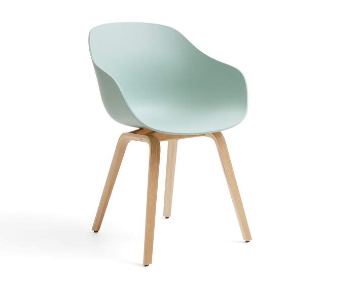 zidle-AAC 222 Chair Oak, dusty mint