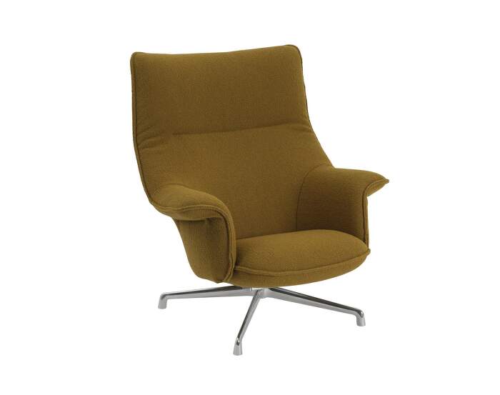 kreslo-Doze Lounge Chair, Hearth 8 / polished aluminum
