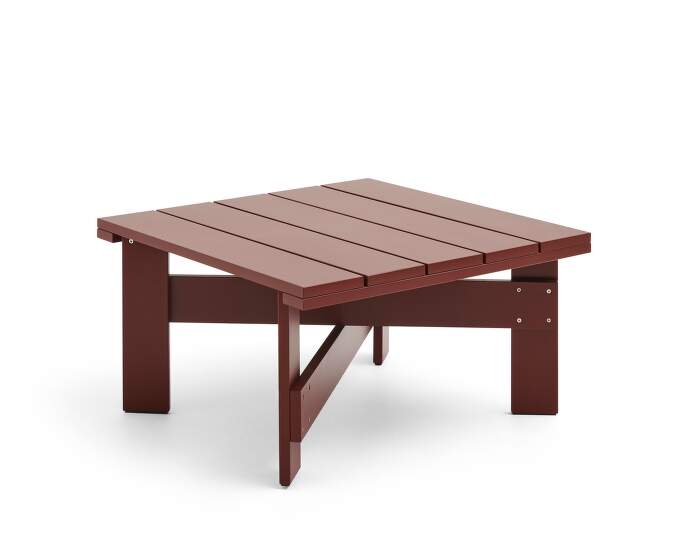 stolek-Crate Low Table W75.5, iron red
