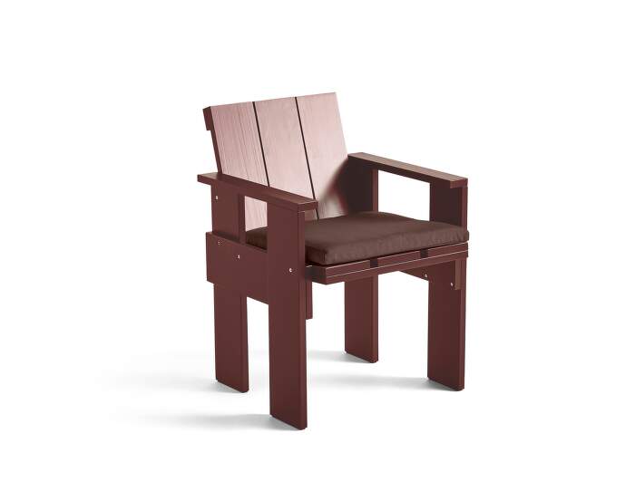 podsedak-Crate Seat Cushion, iron red