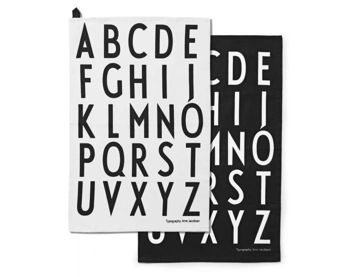 Design Letters Tea Towel