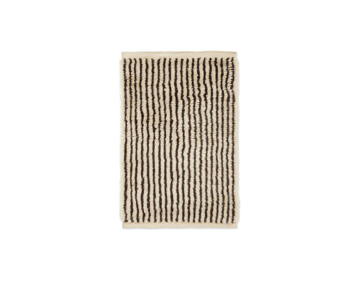 Koberec Kami Knotted 80x120, off-white/coffee