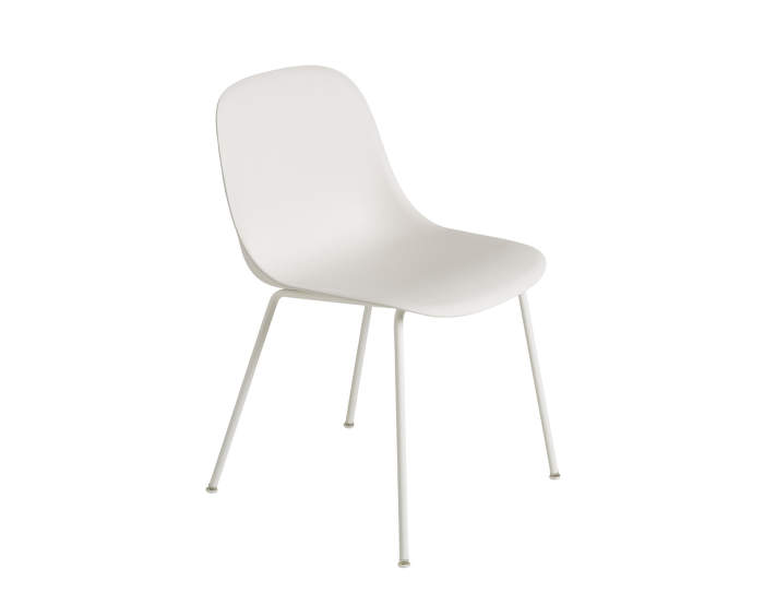 Židle Fiber Side Chair, kov. podnož, bílá