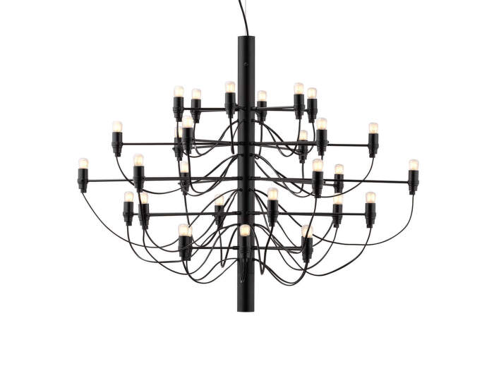 Luster 2097/30 Frosted Bulbs, matte black