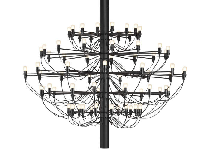 Luster 2097/75 Frosted Bulbs, matte black