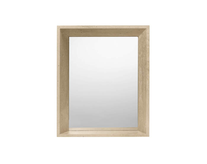 Zrkadlo Lancet, travertine