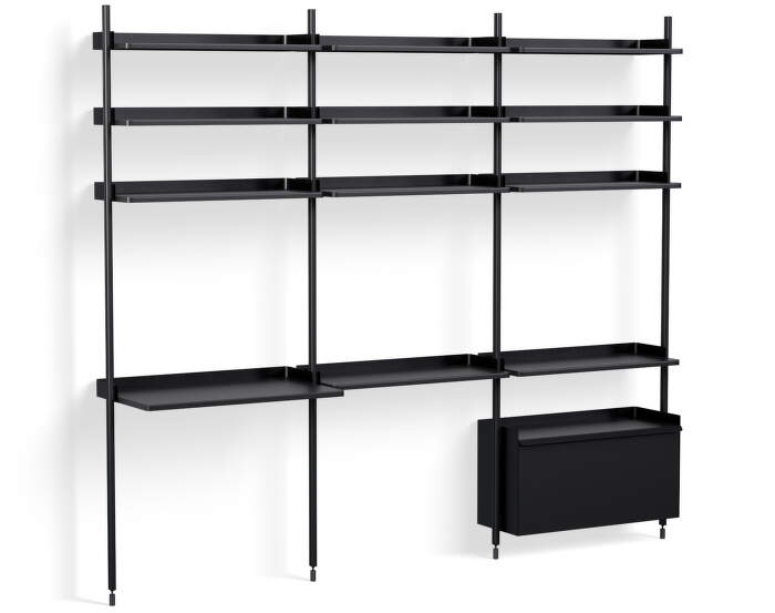 Policový systém Pier kombinácia 23, black