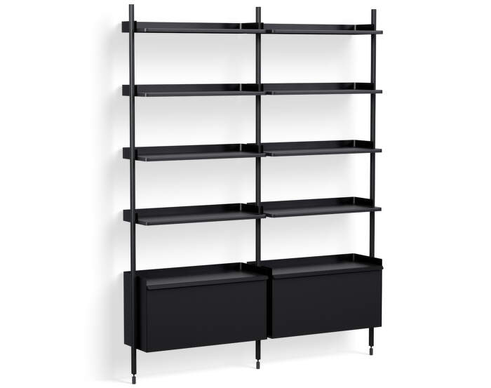 Policový systém Pier kombinácia 122, black