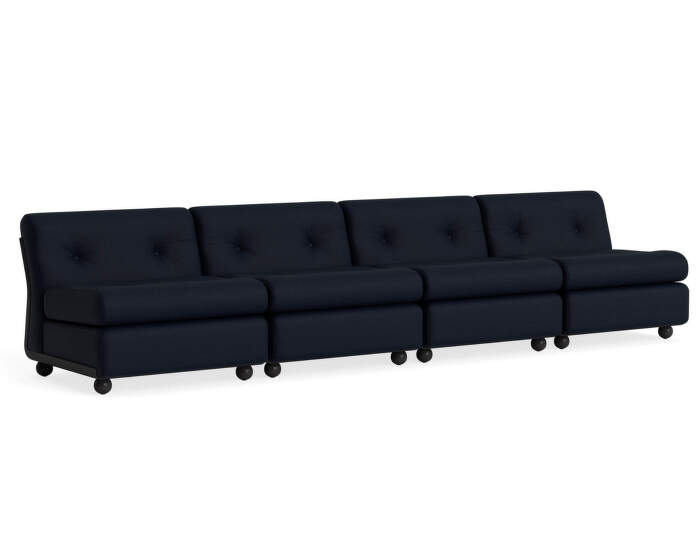 Štvormiestna pohovka Amanta, Maglia blue black