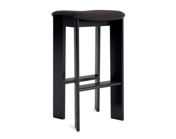 Barová stolička Chisel 30 H75, black oak / Steelcut Trio 383
