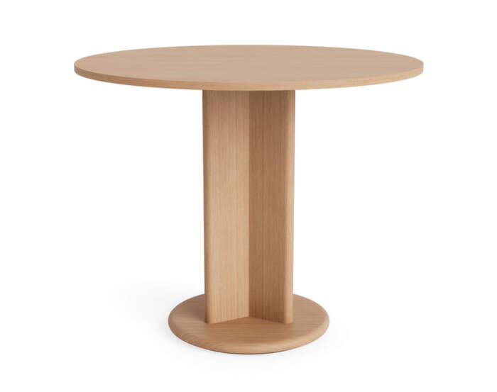 Jedálenský stôl Chisel 29 Round Ø90, lacquered oak