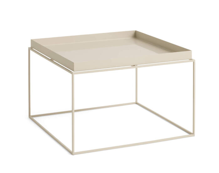 Stolek Tray Table 60x60, warm beige