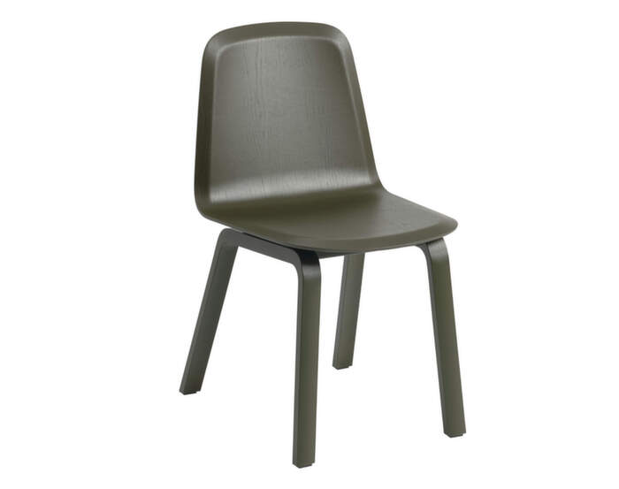 Stolička Brink Wood, dark olive