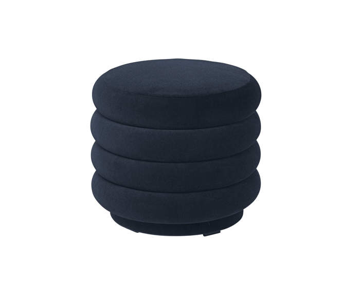 Pouf Round small, dark blue