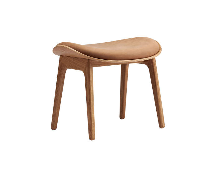 Elephant Stool, natural oak / Dunes Leather - Camel 21004