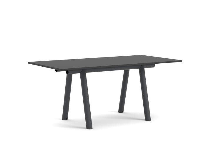 stul-Boa Table 220x110x95 cm, charcoal / black laminate