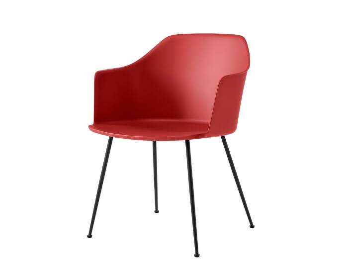 stolicka Rely HW33 Armchair, black/vermillion red