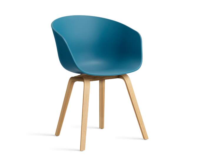 stolicka AAC 22 Chair Oak, azure blue