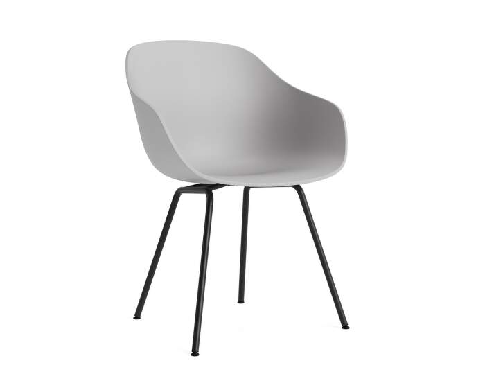 zidle-AAC 226 Chair Black Steel, concrete grey