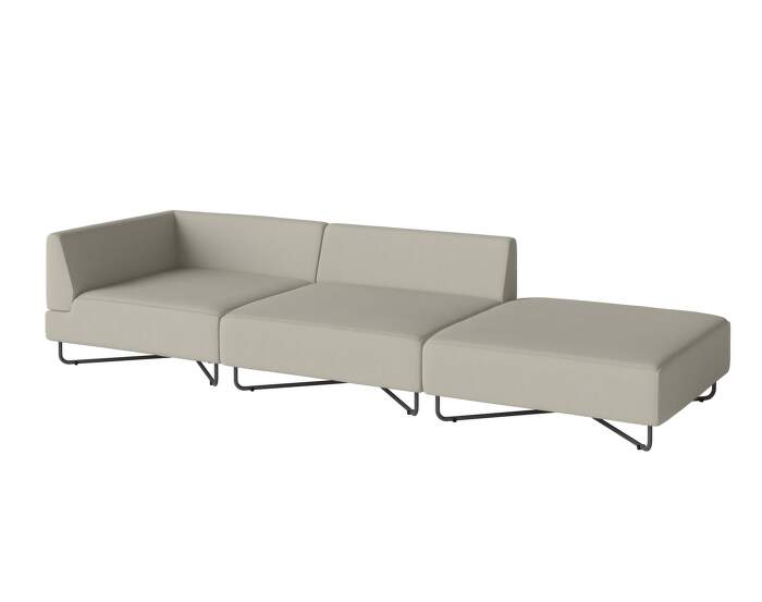 sofa-Orlando Garden Sofa 3-seater w. Open End Right, Brezza sand