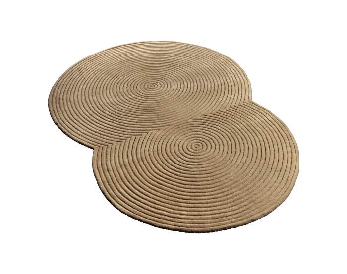 koberec-Zen Rug Rounded 134x190, dark beige