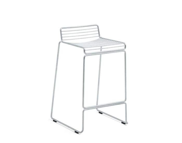 stolicka-Hee Bar Stool Low, hot galvanised