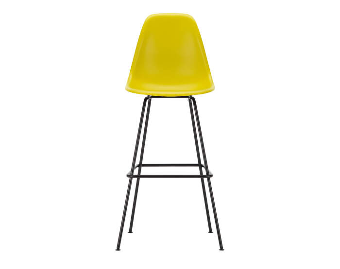 Barová stolička Eames Plastic High, mustard