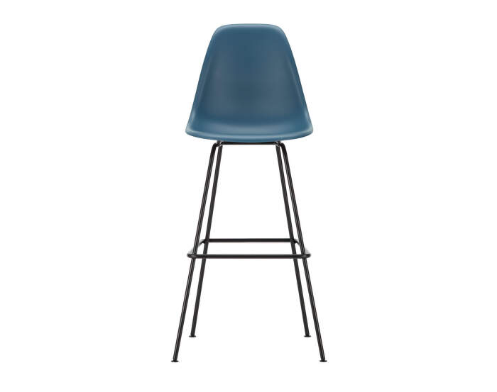 Barová stolička Eames Plastic High, sea blue