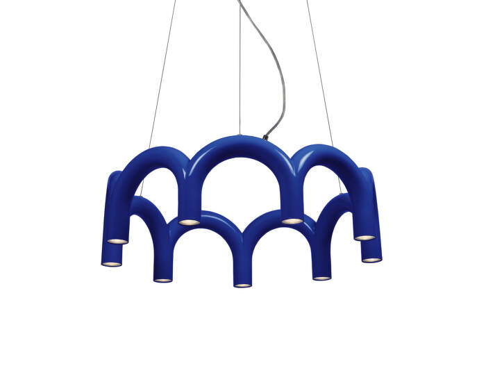 Závesné svietidlo Arch Circle 76, blue