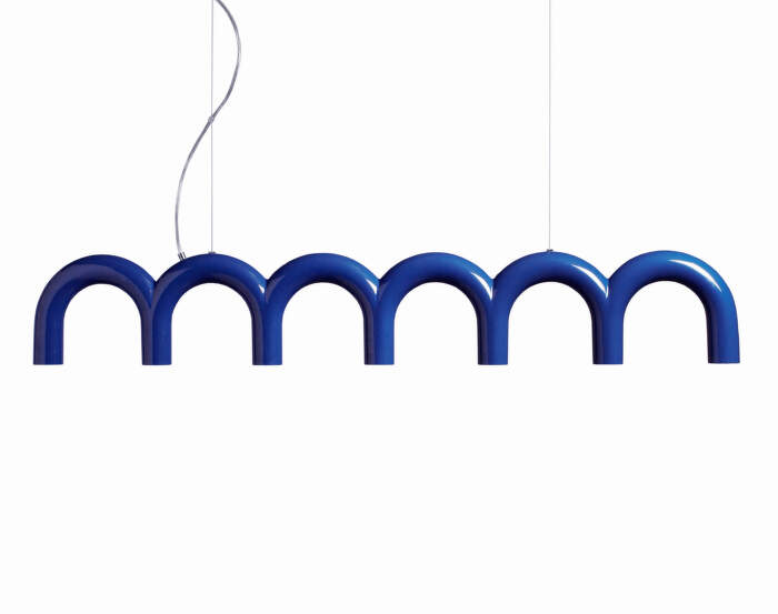 Závesné svietidlo Arch Straight, blue
