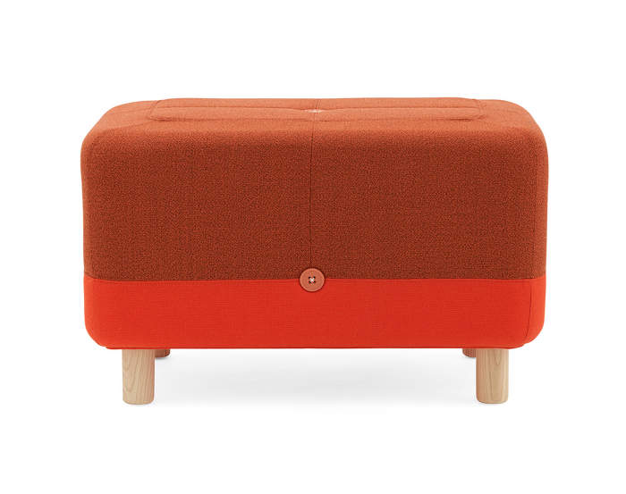 Pouf Sumo, Orange Red Hybrid