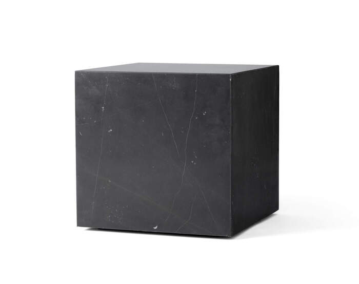 Odkladací stolík Plinth Cubic, Nero Marquina