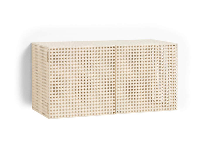 Skrinka Perforated Cabinet Wall Small, eggshell