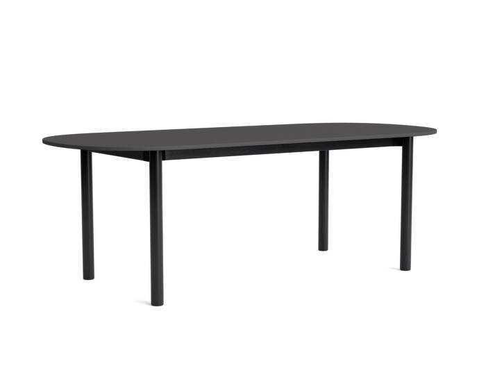 Stôl Annex Oblong 220x95, black oak/dark grey