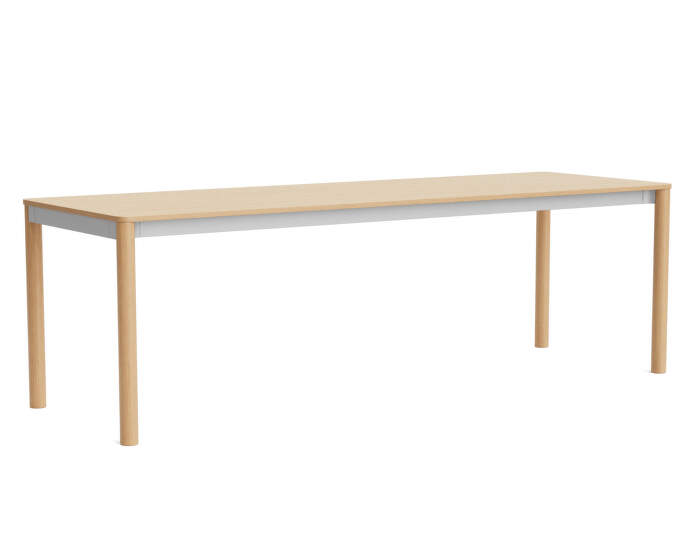 Stôl Annex Flush 240x80, anonised/lacquered oak