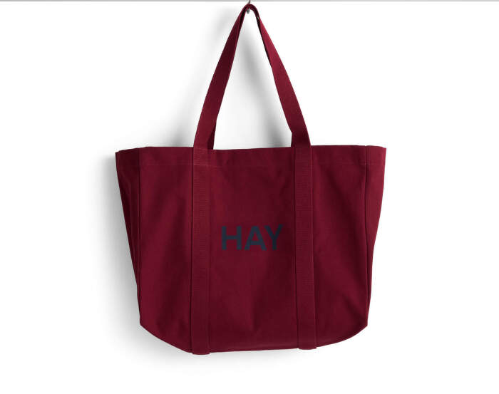 Plátená taška Shopper Bag M, burgundy