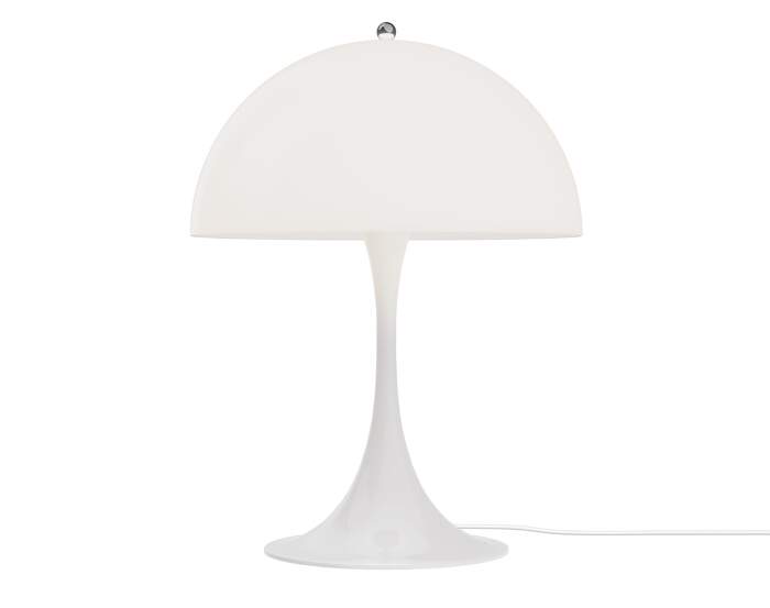 Stolná lampa Panthella 400,  white opal acryl