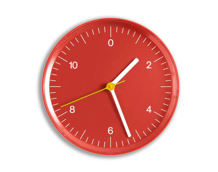 Nástenné hodiny Wall, red